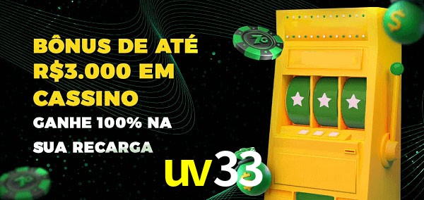 uv33 melhor bônus de depósito