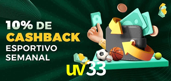 10% de bônus de cashback na uv33