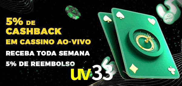 Promoções do cassino ao Vivo uv33